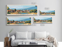 Load image into Gallery viewer, Botshabelo, South Africa Travel Poster Panoramic Canvas Print, Botshabelo, South Africa Painting, South Africa Art, Botshabelo Travel Art, Guest Room Painting