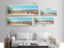 Carregar imagem no visualizador da galeria, Cabinda, Angola Panoramic Travel Poster Canvas Print, Cabinda, Angola Painting, Angola Art, Cabinda Travel Art, Guest Room Painting
