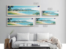 Cargar imagen en el visor de la galería, Central Coast, Australia Panoramic Travel Poster Canvas Print, Central Coast, Australia Painting, Australia Art, Central Coast Panoramic Travel Art, Travel Painting