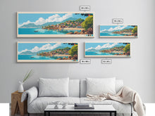 Cargar imagen en el visor de la galería, Chimoio, Mozambique Travel Poster Panoramic Canvas Print, Chimoio, Mozambique Painting, Mozambique Art, Chimoio Travel Art, Guest Room Painting