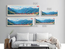 Cargar imagen en el visor de la galería, Chincha, Peru Travel Poster Panoramic Canvas Print, Chincha, Peru Painting, Peru Art, Chincha Travel Art, Guest Room Painting