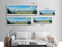 Cargar imagen en el visor de la galería, Chitungwiza, Zimbabwe Panoramic Travel Poster Canvas Print, Chitungwiza, Zimbabwe Painting, Zimbabwe Art, Chitungwiza Panoramic Travel Art, Travel Painting