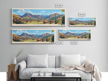 Cargar imagen en el visor de la galería, Cobija, Bolivia Panoramic Travel Poster Canvas Print, Cobija, Bolivia Painting, Bolivia Art, Cobija Travel Art, Guest Room Painting