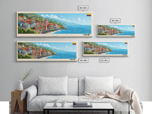 Carregar imagem no visualizador da galeria, Floridablanca, Colombia Panoramic Travel Poster Canvas Print, Floridablanca, Colombia Painting, Colombia Art, Floridablanca Travel Art, Guest Room Painting