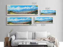 Load image into Gallery viewer, Montero, Bolivia Panoramic Travel Poster Canvas Print, Montero, Bolivia Painting, Bolivia Art, Montero Travel Art, Guest Room Painting