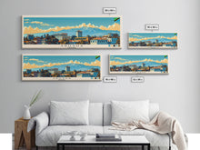 Carregar imagem no visualizador da galeria, Arusha, Tanzania Panoramic Canvas Print, Arusha, Tanzania Painting, Tanzania Art, Arusha Travel Poster, Travel Art, Housewarming Gift