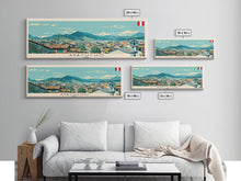 Carregar imagem no visualizador da galeria, Ayacucho, Peru Panoramic Canvas Print, Ayacucho, Peru Painting, Peru Art, Ayacucho Travel Poster, Travel Art, Guest Room Painting