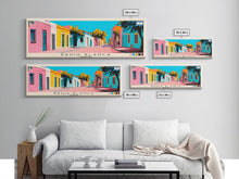 Carregar imagem no visualizador da galeria, Bahia Blanca, Argentina Panoramic Canvas Print, Bahia Blanca, Argentina Painting, Argentina Art, Bahia Blanca Travel Poster, Travel Art, Guest Room Painting