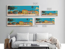 Load image into Gallery viewer, Bailundo, Angola Panoramic Canvas Print, Bailundo, Angola Painting, Angola Art, Bailundo Travel Poster, Travel Art, Vacation Gift
