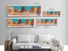 Load image into Gallery viewer, Ballarat, Australia Panoramic Canvas Print, Ballarat, Australia Painting, Australia Art, Ballarat Travel Poster, Travel Art, Housewarming Gift