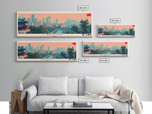 Load image into Gallery viewer, Beijing, China Panoramic Canvas Print, Beijing, China Painting, China Art, Beijing Travel Poster, Travel Art, Housewarming Gift