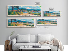 Carregar imagem no visualizador da galeria, Bujumbura, Burundi Panoramic Canvas Print, Bujumbura, Burundi Painting, Burundi Art, Bujumbura Travel Poster, Travel Art, Vacation Gift
