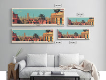 Carregar imagem no visualizador da galeria, Cairo, Egypt Panoramic Canvas Print, Cairo, Egypt Painting, Egypt Art, Cairo Travel Poster, Travel Art, Housewarming Gift