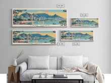 Carregar imagem no visualizador da galeria, Cape Town, South Africa Panoramic Canvas Print, Cape Town, South Africa Painting, South Africa Art, Cape Town Travel Poster, Travel Art, Housewarming Gift