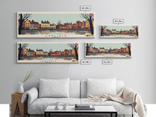Carregar imagem no visualizador da galeria, Carlisle, England Panoramic Canvas Print, Carlisle, England Painting, England Art, Carlisle Travel Poster, Travel Art, Vacation Gift