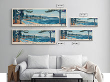 Cargar imagen en el visor de la galería, Central Coast, Australia Panoramic Canvas Print, Central Coast, Australia Painting, Australia Art, Central Coast Travel Poster, Travel Art, Vacation Gift