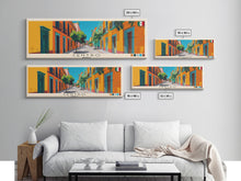 Cargar imagen en el visor de la galería, Centro, Mexico Panoramic Canvas Print, Centro, Mexico Painting, Mexico Art, Centro Travel Poster, Travel Art, Living Room Painting
