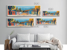 Cargar imagen en el visor de la galería, Colcapirhua, Bolivia Panoramic Canvas Print, Colcapirhua, Bolivia Painting, Bolivia Art, Colcapirhua Travel Poster, Travel Art, Housewarming Gift