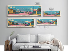 Load image into Gallery viewer, Diepsloot, South Africa Panoramic Canvas Print, Diepsloot, South Africa Painting, South Africa Art, Diepsloot Travel Poster, Travel Art, Guest Room Painting