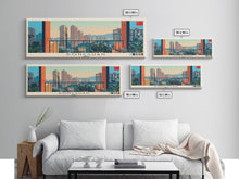 Load image into Gallery viewer, Dongguan, China Panoramic Canvas Print, Dongguan, China Painting, China Art, Dongguan Travel Poster, Travel Art, Guest Room Painting