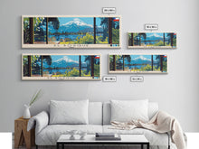 Load image into Gallery viewer, El Bosque, Chile Panoramic Canvas Print, El Bosque, Chile Painting, Chile Art, El Bosque Travel Poster, Travel Art, Guest Room Painting
