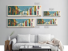 Carregar imagem no visualizador da galeria, Galway, Ireland Panoramic Canvas Print, Galway, Ireland Painting, Ireland Art, Galway Travel Poster, Travel Art, Housewarming Gift