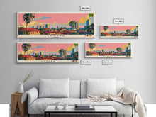 Carregar imagem no visualizador da galeria, Lusaka, Zambia Panoramic Canvas Print, Lusaka, Zambia Painting, Zambia Art, Lusaka Travel Poster, Travel Art, Guest Room Painting