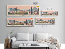 Carregar imagem no visualizador da galeria, Santa Cruz de la Sierra, Bolivia Panoramic Canvas Print, Santa Cruz de la Sierra, Bolivia Painting, Bolivia Art, Santa Cruz de la Sierra Travel Poster, Travel Art, Housewarming Gift