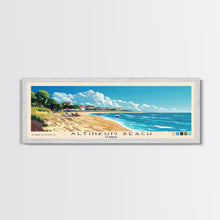 Load image into Gallery viewer, Altinkum Beach, Turkey Panoramic Beach Print, Vacation Gift, Turkey Wall Art, Beach Painting, Beach Decor, Beach Painting