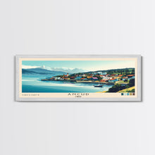Load image into Gallery viewer, Ancud, Chile Panoramic Print, Vacation Gift, Chile Wall Art, Beach Painting, Beach Decor, Large Wall Art, Wood Frame Art