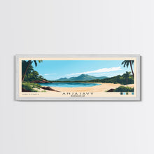 Load image into Gallery viewer, Anjajavy, Madagascar Panoramic Print, Vacation Gift, Madagascar Wall Art, Beach Painting, Beach Decor, Beach Or Lakehouse Art