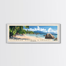 Load image into Gallery viewer, Anse Source d’Argent, Seychelles Panoramic Print, Vacation Gift, Seychelles Wall Art, Vacation Wall Art, Vacatation Memories, Beach Decor, Beach Or Lakehouse Art