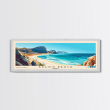 Carregar imagem no visualizador da galeria, Balos Beach, Greece Panoramic Beach Print, Vacation Gift, Greece Wall Art, Beach Painting, Beach Decor, Beach Painting