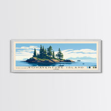 Load image into Gallery viewer, Bonaventure Island, Canada Panoramic Print, Vacation Gift, Canada Wall Art, Vacation Wall Art, Vacatation Memories, Beach Decor, Beach Or Lakehouse Art