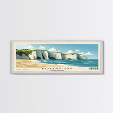 Load image into Gallery viewer, Botany Bay, United Kingdom Panoramic Print, Vacation Gift, United Kingdom Wall Art, Beach Painting, Beach Decor, Beach Or Lakehouse Art