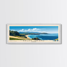 Carregar imagem no visualizador da galeria, Bruny Island, Australia Panoramic Print, Vacation Gift, Australia Wall Art, Beach Painting, Beach Decor, Large Wall Art, Wood Frame Art