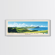 Cargar imagen en el visor de la galería, Chatham Island, New Zealand Panoramic Print, Vacation Gift, New Zealand Wall Art, Beach Painting, Beach Decor, Beach Or Lakehouse Art