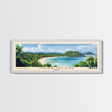 Cargar imagen en el visor de la galería, Coiba Island, Panamá Panoramic Beach Print, Vacation Gift, Panamá Wall Art, Beach Painting, Beach Decor, Beach Painting