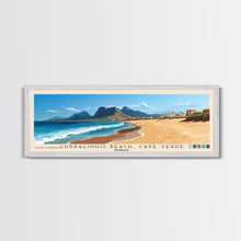 Load image into Gallery viewer, Curralinho Beach, Cape Verde, Senegal Panoramic Beach Print, Vacation Gift, Senegal Wall Art, Beach Painting, Beach Decor, Beach Painting