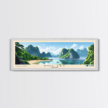 Load image into Gallery viewer, Doc Let, Vietnam Panoramic Beach Print, Vacation Gift, Vietnam Wall Art, Beach Painting, Beach Decor, Beach Painting