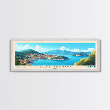 Load image into Gallery viewer, Elba Island, Italy Panoramic Print, Vacation Gift, Italy Wall Art, Vacation Wall Art, Vacatation Memories, Beach Decor, Beach Or Lakehouse Art