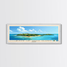 Load image into Gallery viewer, Elbow Cay, Abaco Islands, Bahamas Panoramic Print, Vacation Gift, Bahamas Wall Art, Beach Painting, Beach Decor, Beach Or Lakehouse Art