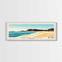 Carregar imagem no visualizador da galeria, Fraser Island, Australia Panoramic Print, Vacation Gift, Australia Wall Art, Vacation Wall Art, Vacatation Memories, Beach Decor, Beach Or Lakehouse Art