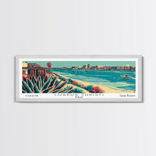 Cargar imagen en el visor de la galería, Corpus Christi Texas Panoramic Travel Poster Canvas Print