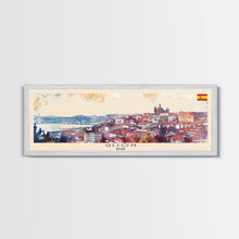 Carregar imagem no visualizador da galeria, Gijón Spain Travel Print Wall Art, Panoramic City Art, Travel Art, Wall Decor, Vacation Gift, Framed Canvas Print Or Metal Art