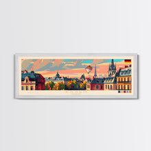 Load image into Gallery viewer, Essen Germany Travel Print Wall Art, Panoramic City Art, Travel Art, Wall Decor, Vacation Gift, Framed Canvas Print Or Metal Art