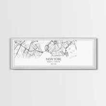 Load image into Gallery viewer, Panoramic New York City Map, New York Art, Map Print, Minimalist Wall Art, Canvas Art, Housewarming Gift, Street Map Art, Closing Gift