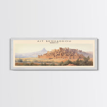 Carregar imagem no visualizador da galeria, Ait Benhaddou Travel Poster Print, Framed Canvas Wall Art, Metal Wall Art, Morocco art, Gift For Him, Travel Wall Art, Travel Lover Gift