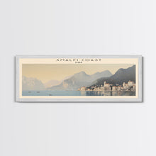 Load image into Gallery viewer, Amalfi Coast COUNTRY Travel Poster Print, Framed Canvas Print, Italy Travel Art, Wood Framed Art, Wall Hanging, Home Decor