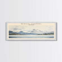 Load image into Gallery viewer, Beagle Channel Travel Poster Print, Framed Canvas Print, COUNTRY Travel Art, Wood Framed Art, Wall Hanging, Home Decor